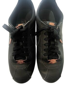 NIKE Women’s Cortez '72 Sneakers Black Bronze Rose Gold Classic Shoes Size 8